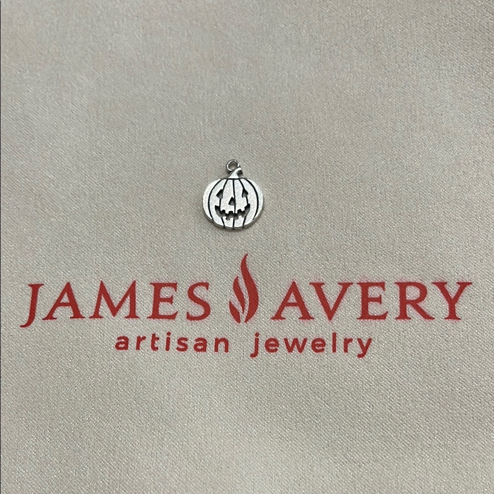 James Avery Silver Pumpkin Necklace